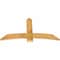 Ekena Millwork Bellingham Rough Sawn Timber Gable Bracket, Western Red Cedar, 60"W x 32"H x 2"D x 6"F, 13/12 Pitch GBW060X32X0206BEL00RWR - alternate 2